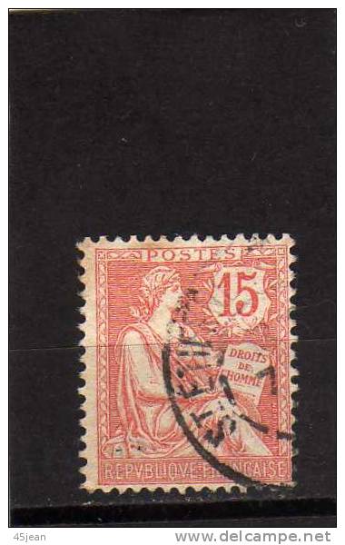France: 1902,  N° 125 Oblitéré , - Used Stamps