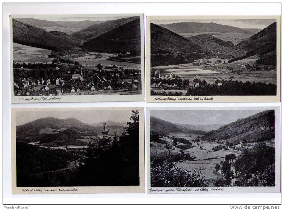 4 AK´s Luftkurort OLSBERG (SAuerland) Topografien Blick Ins Ruhrtal Gebirgslandschaft Gierskopptal - Brilon