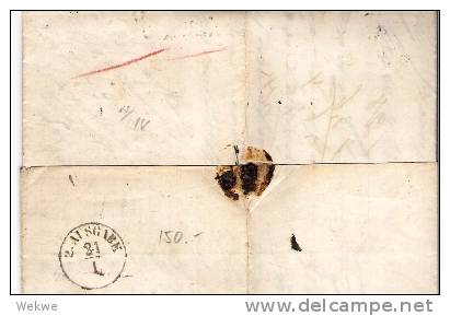 Brs193/ Coblenz F 3, (violett) 1872, Recommandiert - Storia Postale