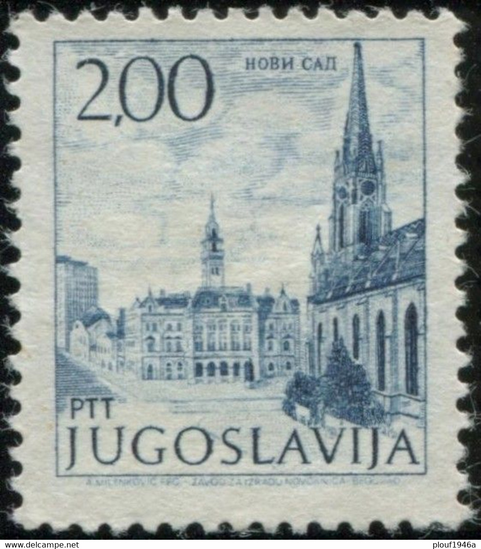 Pays : 507,2 (Yougoslavie : République Démocratique Fédérative)   Yvert Et Tellier N° :   1360 (o) - Used Stamps