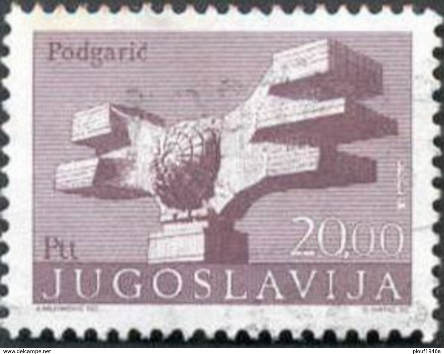Pays : 507,2 (Yougoslavie : République Démocratique Fédérative)   Yvert Et Tellier N° :   1427 (o) - Gebruikt