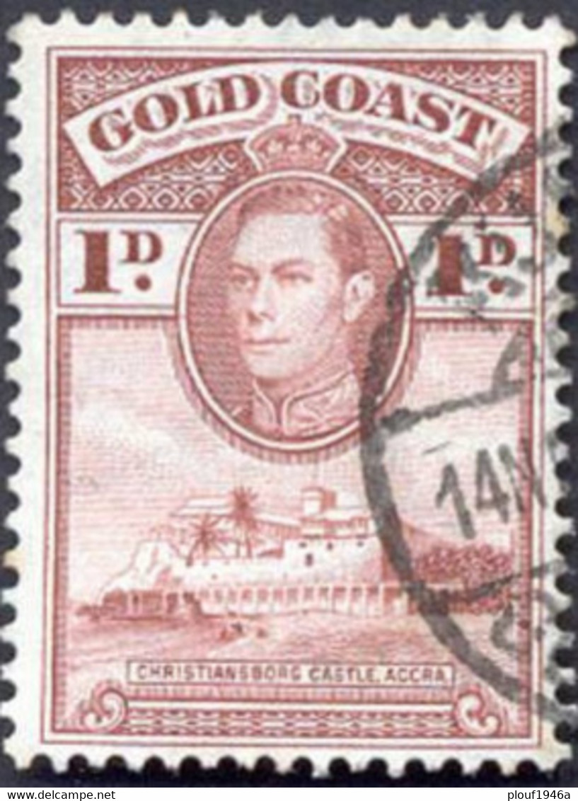 Pays : 140 (Cote De L'Or-Golden Coast)  Yvert Et Tellier N° :  114 (o) Dent 12 - Costa D'Oro (...-1957)