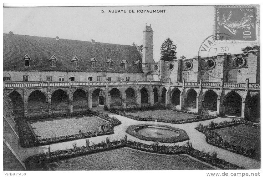 95..ABBAYE DE ROYAUMONT..FREMONT EDIT A BEAUMONT..1909 - Asnières-sur-Oise