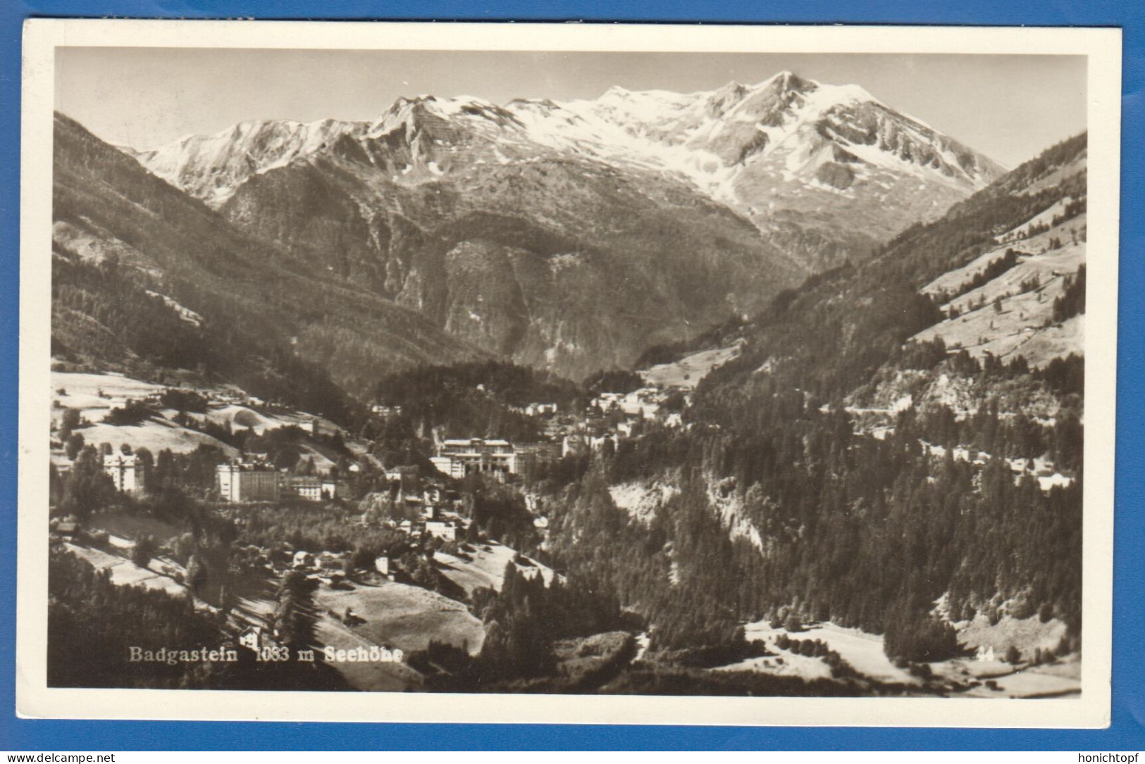 Österreich; Bad Gastein; Badgastein; Panorama; 1953 - Bad Gastein