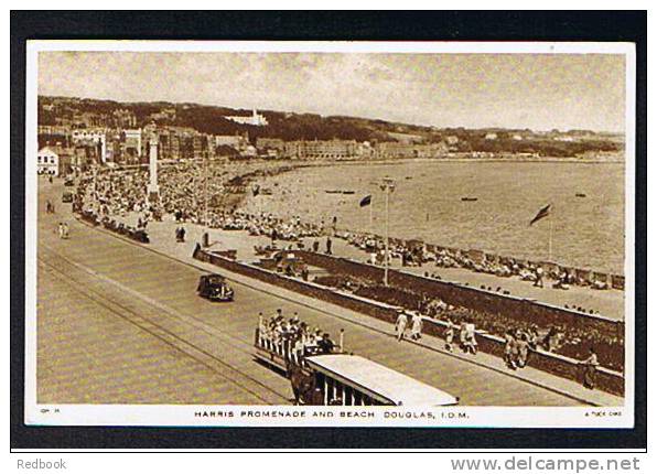 Raphael Tuck Postcard Harris Promenade & Beach Douglas Isle Of Man - Ref 223 - Isle Of Man