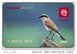Slowenien - Slovenia - Mobi GSM Recharge Card - Bird - 1000 SIT - 31/12/2007 - Slovénie