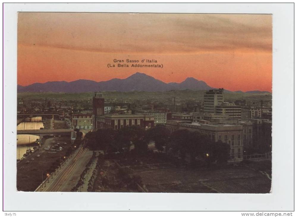 Pescara-gran Sasso-la Bella Addormentata-notturno - Pescara