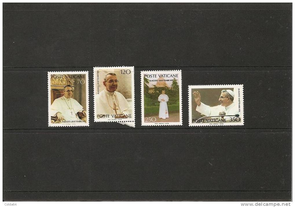 Vatican : Yvert & Tellier N° 662/665  ** Neuf - Ungebraucht