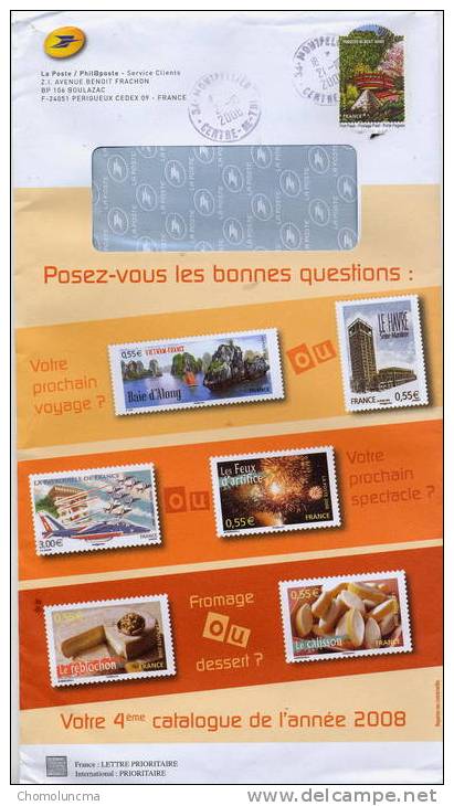 PAP Entier Postal Spécial Pour Catalogue PHIL@POSTE Repiquage Par Philaposte Timbre Jardins Des Tuileries - Prêts-à-poster:Stamped On Demand & Semi-official Overprinting (1995-...)