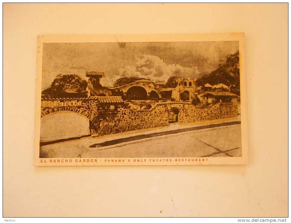 Panama - El Rancho Garden  -Panama's Only Theatre -Restaurant  -cca 1910      VF   D35718 - Panama