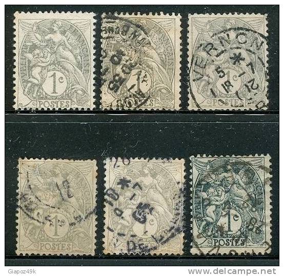 ● FRANCIA  -  III  Rep. - 1900  -  N.  107  Usati  -  Lotto  128 - Gebraucht