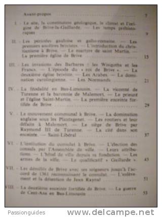 241/001/010 La Très Ancienne  Belle Histoire  BRIVES-LA-GAILLARDE  1959 PIERRE PEROL / Gravure Et Dessin De Bouyssonie - Limousin