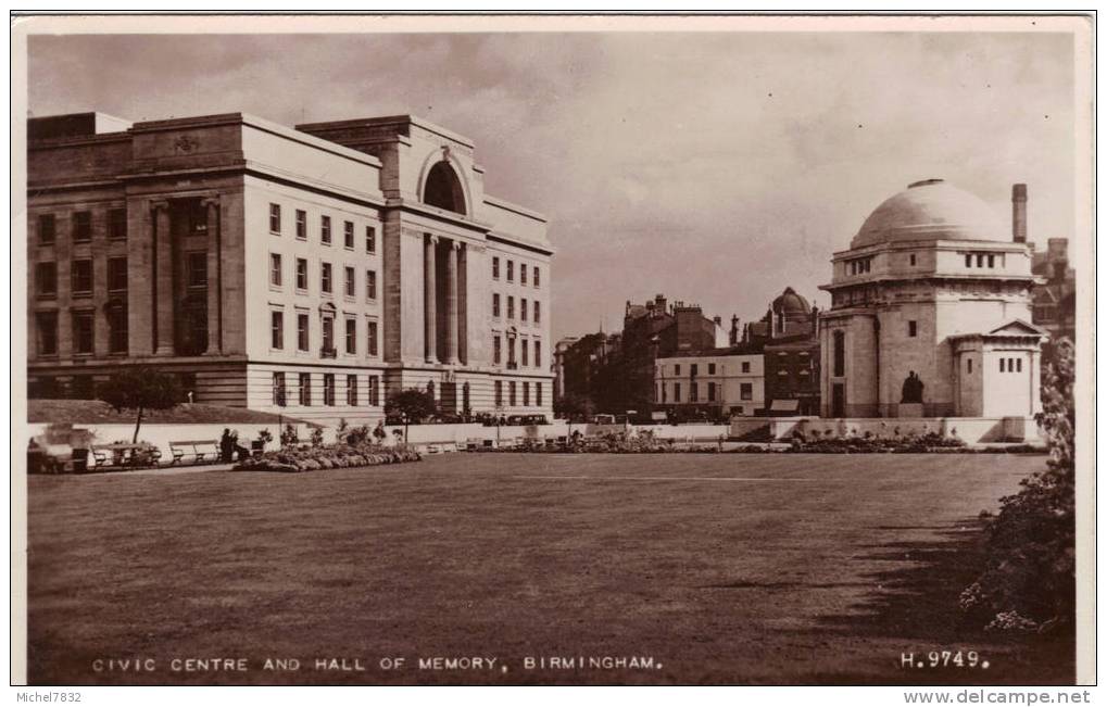 Civic Centre And Hall Of Memory Birmingham - Birmingham