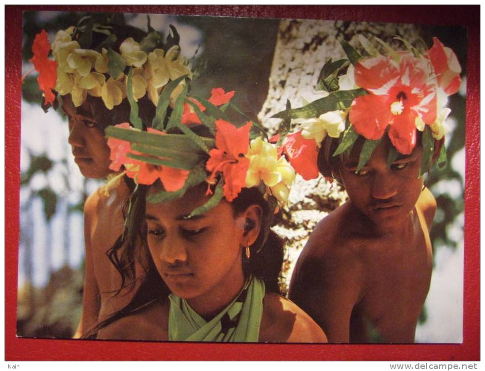 TAHITI - ENFANTS DES ILES .CP SUP - Tahiti