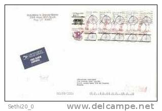 Etats Unis Bicycle /Velo  X 10 On Cover - Ciclismo