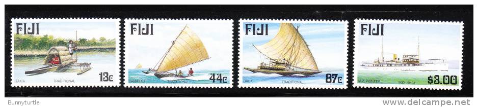 Fiji 1998 Maritime Heritage Ships Canoe Takia Yatch MNH - Fiji (1970-...)