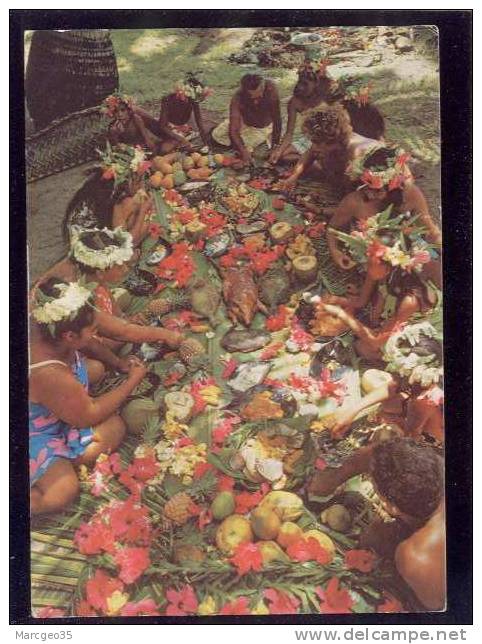 Tahiti Un "tamaaraa " Repas Tahitien édit.erwin Christian N° 115 - Polynésie Française