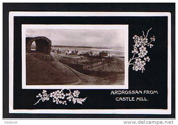 1910 Postcard Scotland Ayrshire Ardrossan From Castle Hill To San Martin Argentina Arrival Postmark - Ref 224 - Ayrshire