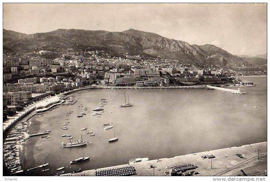 Monaco CP SM   Grd Format  Panorama Condamine Monte Carlo Année  1948 Et Monté-Carlo - La Condamine