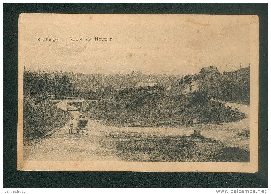 Belgique - Roclenge - Vallée De Geer - Route De Houtain (  Animée Enfant Ed. Henri Kaquet) - Geer