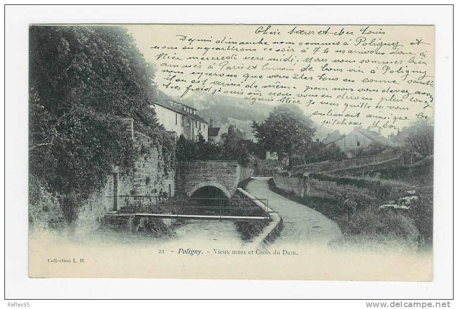 POLIGNY - Vieux Murs Et Croix Du Dam - Poligny