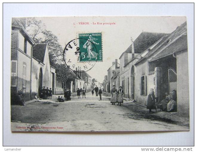 CPA - 89 - VERON - Rue Principale - Veron