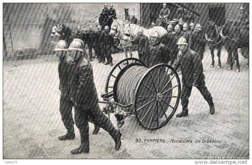 Métiers - Pompiers - Manoeuvre - Bombero