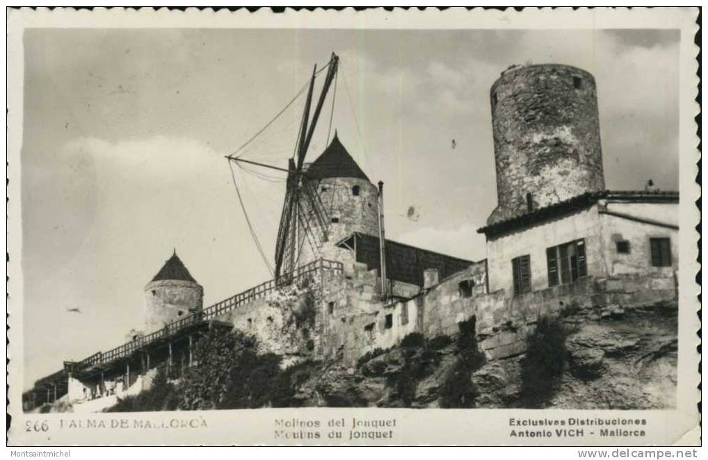 Palma De Mallorca. Espagne. Moulins Du Jonquet. - Palma De Mallorca