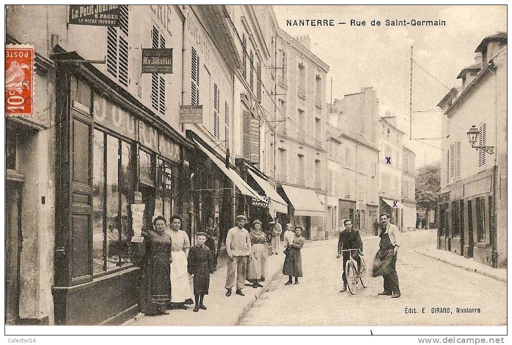 NANTERRE RUE DE SAINT GERMAIN 1910 - Nanterre