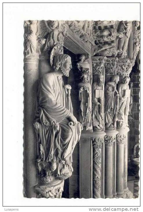 OLD FOREIGN 1098 - ESPAÑA SPAIN - SANTIAGO DE COMPOSTELA -Catedral . Portico De La Glória - Santiago De Compostela