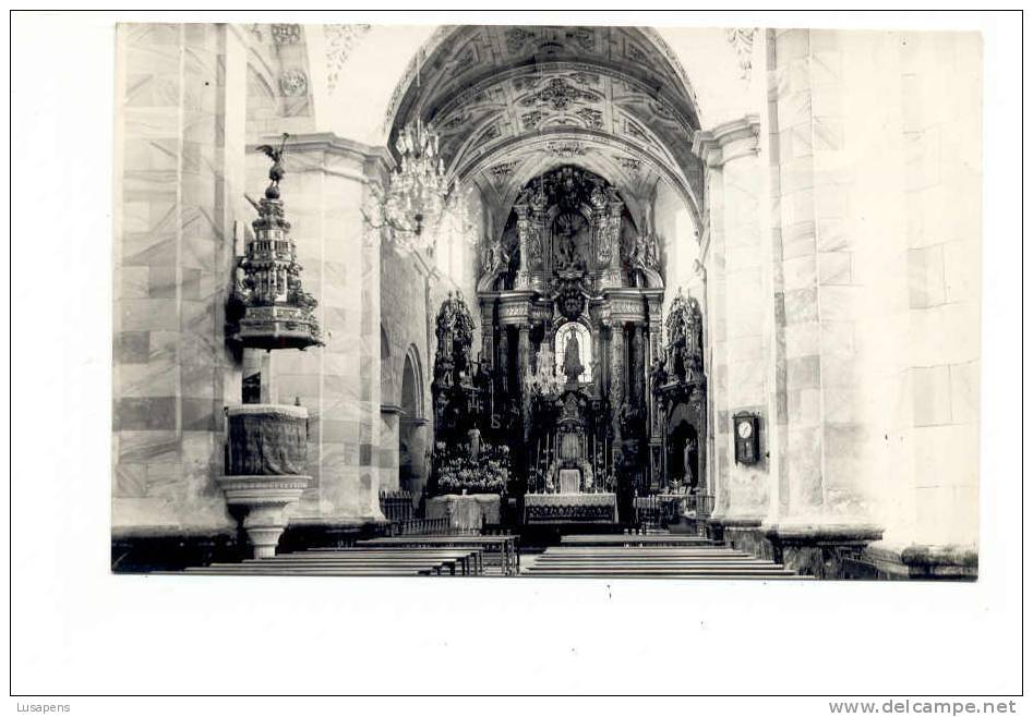 OLD FOREIGN 1121 - ESPAÑA SPAIN - BURGOS - BRIVIESCA - NAVE CENTRAL NUESTRA SEÑORA LA MAYOR - Burgos