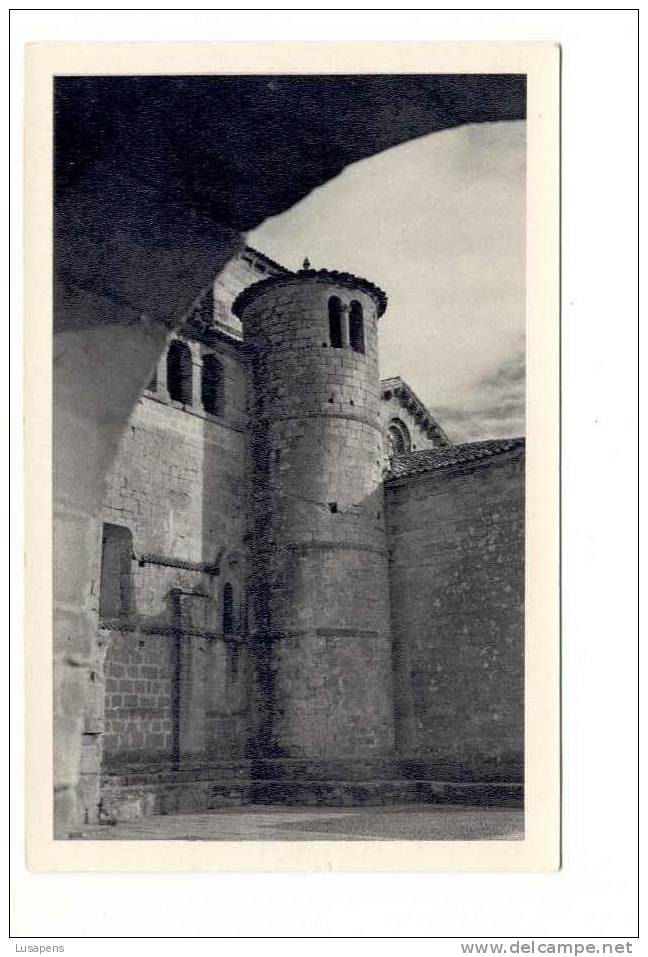 OLD FOREIGN 1125 - ESPAÑA SPAIN - SANTILLANA DEL MAR - REAL E INSIGNE COLEGIATA - TORRE CILINDRICA - Cantabria (Santander)