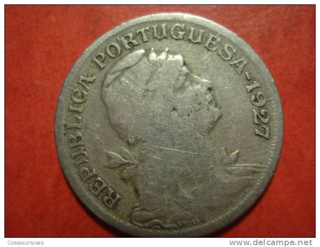 2884  PORTUGAL    REPUBLICA  50 CENTAVOS        AÑO / YEAR  1927  RC - Portugal