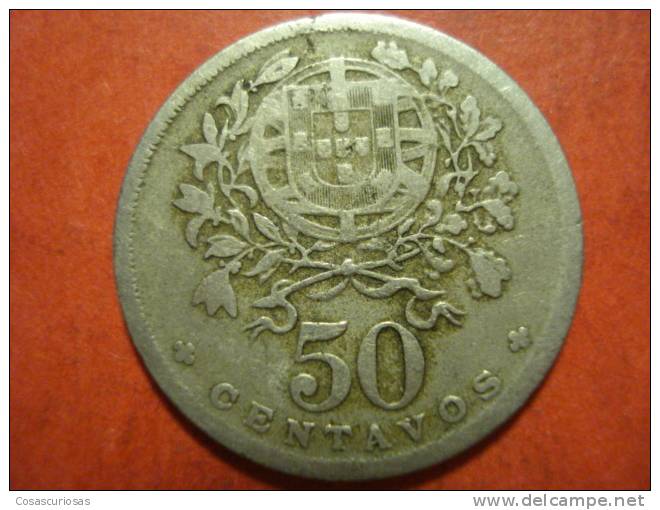 2884  PORTUGAL    REPUBLICA  50 CENTAVOS        AÑO / YEAR  1927  RC - Portugal