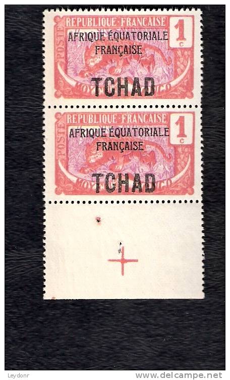 Chad - Afrique Equatoreiale Francaise - TCHAD - Mint Never Hinged - Scott # 19 - Chad (1960-...)