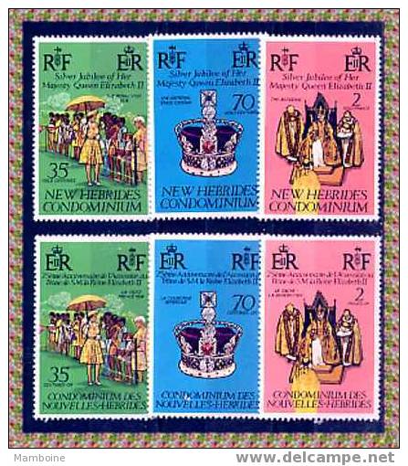 Nouvelles Hebrides 1977 N 444/49 Neuf X X - Unused Stamps