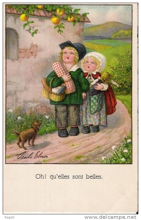 ILLUSTRATEUR  P.  EBNER  -  OH !   QU´ELLES SONT BELLES - Ebner, Pauli