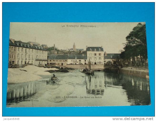 22) Lannion - N° 910 - Le Quai Au Sable -   Année 1916 - EDIT - Lannion