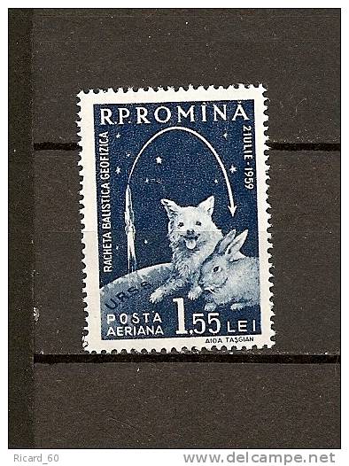 Timbre(s) Neuf(s) De Roumanie,  Lancement D'une Fusée Porteuse D'animaux, Poste Aérienne - Unused Stamps