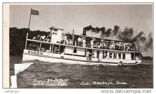 ETATS UNIS - Ref No 57- Lake Okoboji Iowa - Boat Queen - - Autres & Non Classés