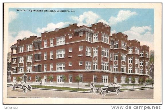 ETATS UNIS - Ref No 64- Windsor Apartment Building ,rockford , Ill  - Bon Etat - Bennington