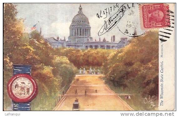 ETATS UNIS - Ref No 91- The Wisconsin State Capital -madison - Wis - Madison