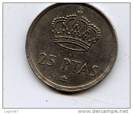 ESPAGNE 25 PESETAS JUAN CARLOS 1975 - 25 Peseta