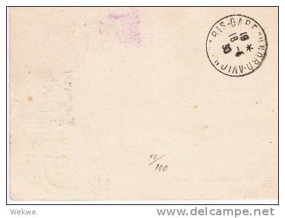 EE074/ -SPANIEN - Tarjeta Alfonso + Marken 16.4.30, Avion Par Paris Nach Lorch/Deutschland - 1850-1931