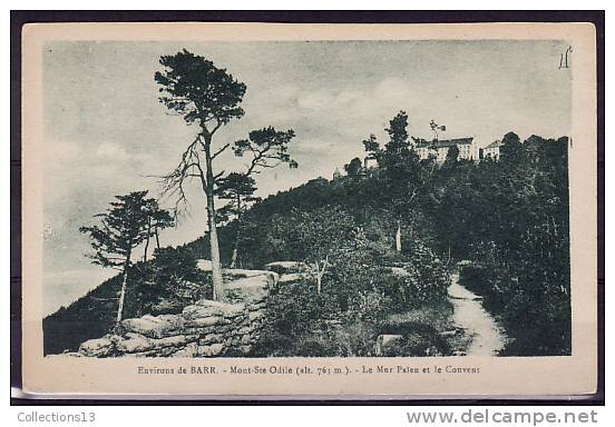 HAUT RHIN - Environs De Barr - Mont Sainte Odile - Le Mur Païen Et Le Couvent - Autres & Non Classés