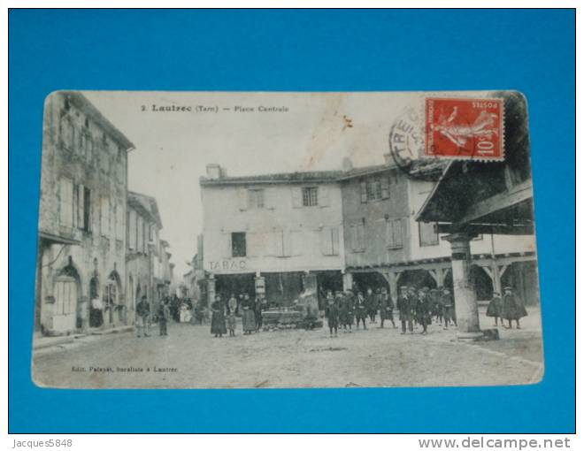 81) Lautrec - N° 2 - Place Centrale  -  Année 1912 - EDIT  Palayst - Lautrec