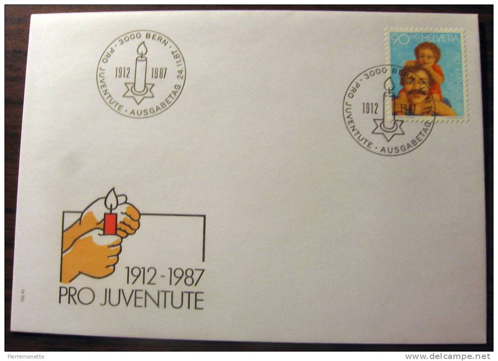 Suisse 1987, B540, Pro Juventute-Enfance-Enveloppe-FDC, O - Briefe U. Dokumente