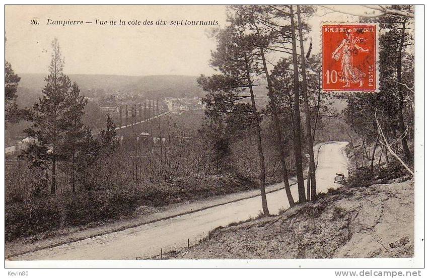 78 DAMPIERRE Vue De La Côte Des Dix Sept Tournants - Dampierre En Yvelines