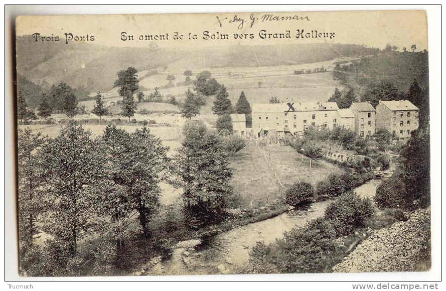 C7497 - TROIS-PONTS - En Amont De La Salm Vers Grand Halleux - Trois-Ponts