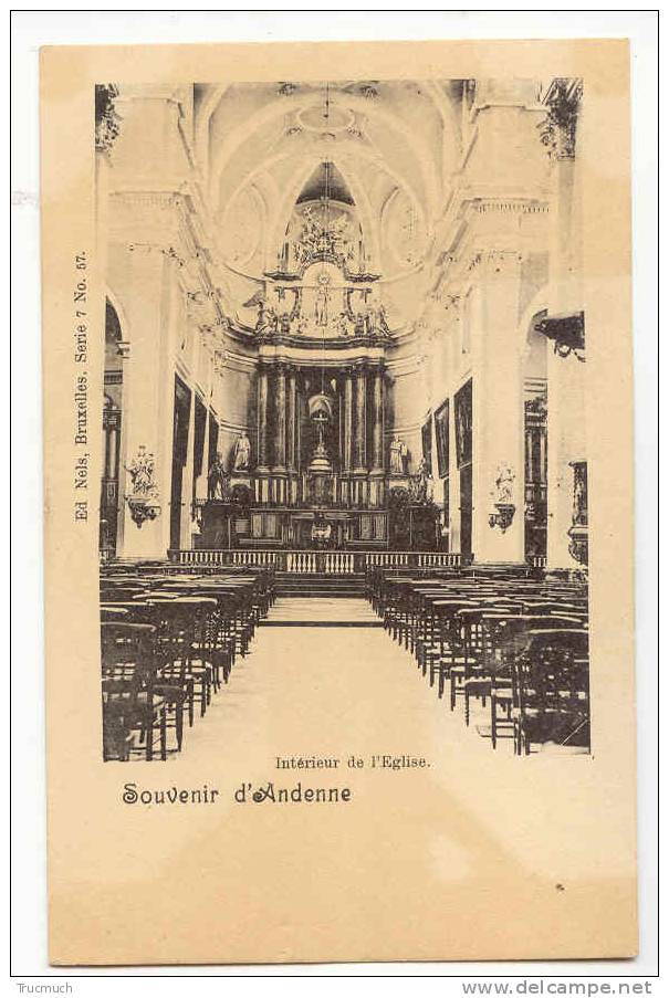 C7484 - Souvenir D' Andenne - Intérieur De L' Eglise - Andenne